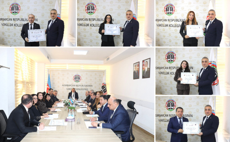 Vəkillər Kollegiyası Rəyasət Heyətinin növbəti iclası keçirilib 