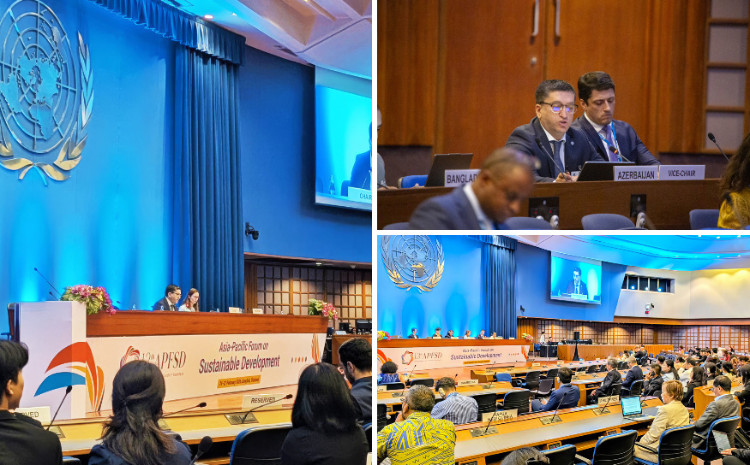 UNESCAP-ın dayanıqlı inkişafa həsr olunmuş 13-cü Regional Forumu keçirilib 