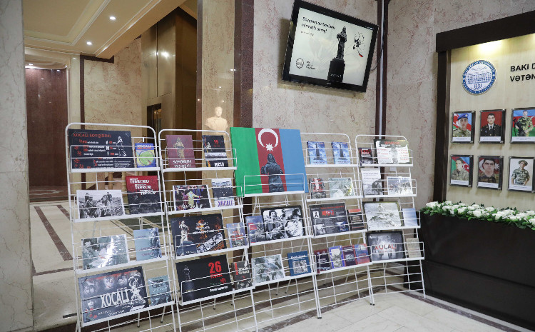 BDU-da “Xocalı soyqırımı - yaddaşlardan silinməyən ağrı” adlı foto və kitab sərgisi açılıb 