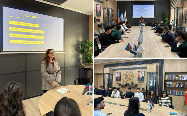 BDU-da təlim: “Fərdi potensialın kəşfi” 