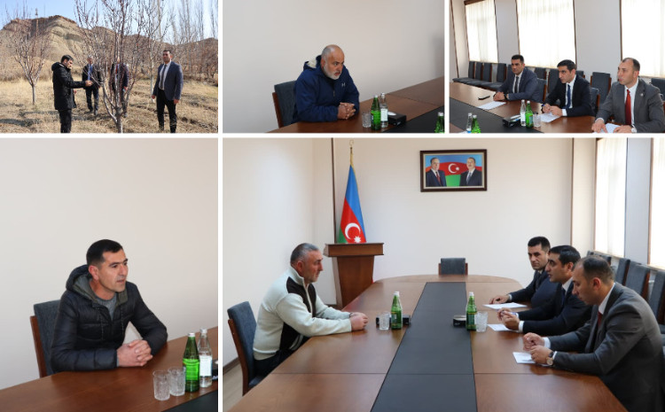 Aqrar Xidmətlər Agentliyinin sədri Sərdar Hacıyev Ordubadda vətəndaşları qəbul edib, təsərrüfatlara baş çəkib 