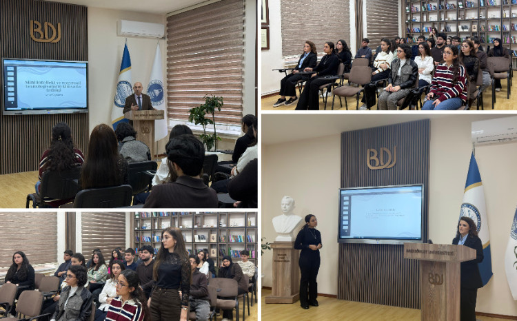 BDU-da süni intellekt və rəqəmsal texnologiyaların kimyada tətbiqi müzakirə olunub 