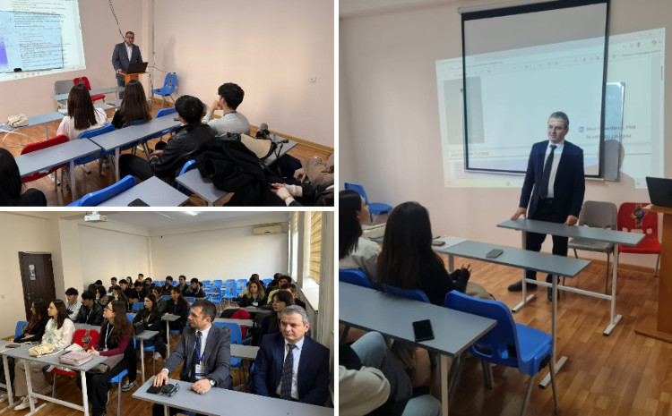 “Beynəlxalq maliyyə bazarlarında risklərin idarə olunması mexanizmi” - BDU-da ustad dərsi 