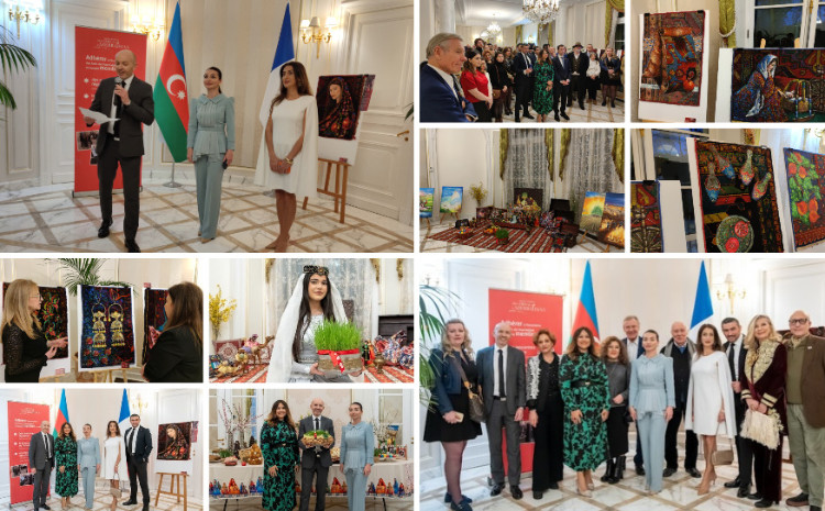 Parisdə Novruz bayramı münasibətilə xalça sərgisi açılıb 