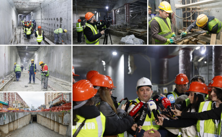 “Həzi Aslanov” stansiyasının dalanında yenidənqurma işlərinin daha bir mərhələsi yekunlaşdı 