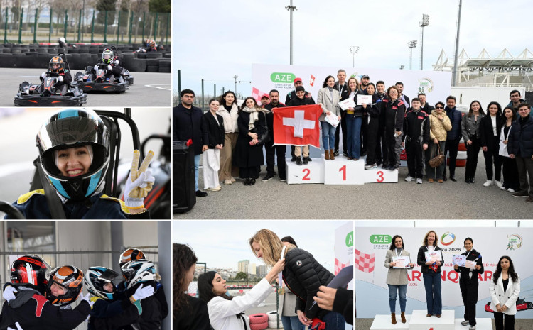 Bakıda diplomatik nümayəndələr arasında kartinq yarışı keçirildi 