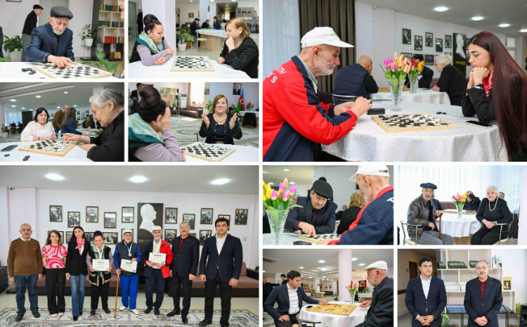 Ahıl şəxslər arasında dama turniri təşkil olundu 