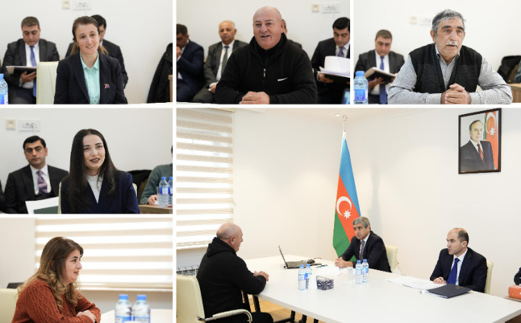 Nazir Anar Əliyev Laçında vətəndaşları qəbul edib 