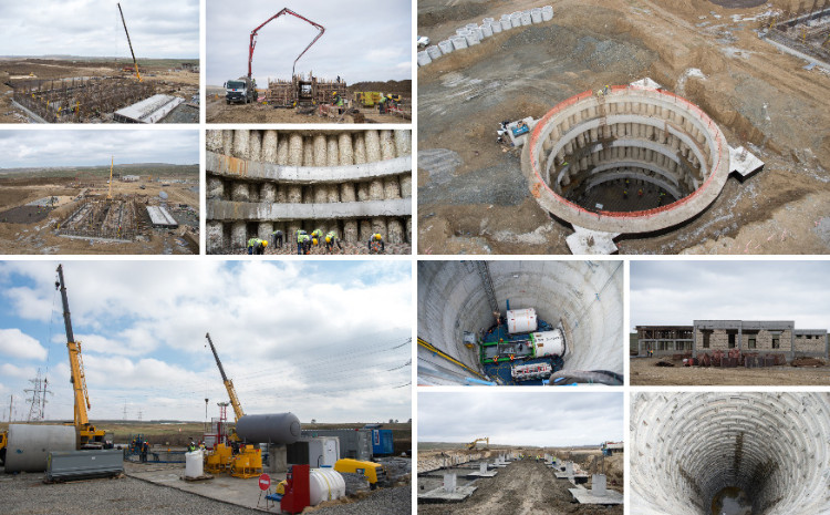 Müşviqabad hövzəsində kanalizasiya kollektorları və tullantı sutəmizləyici qurğu tikilir - VİDEO