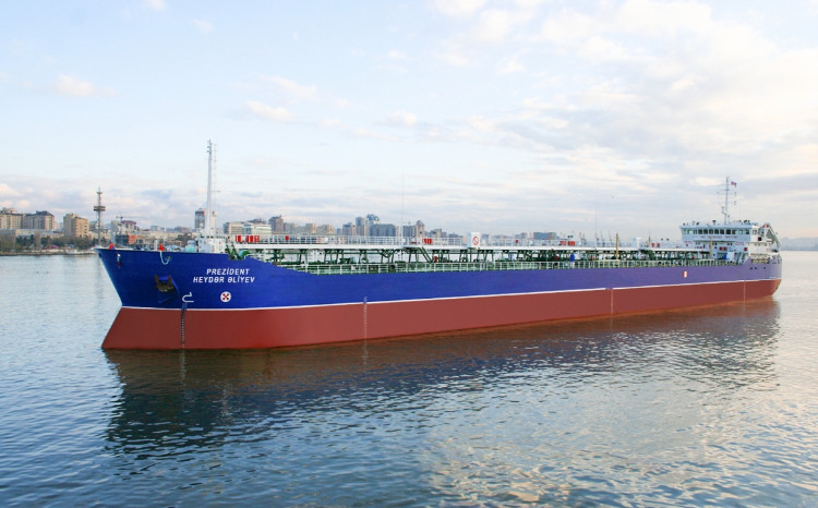 “Prezident Heydər Əliyev” tankeri əsaslı təmirdən sonra ilk səfərinə çıxıb 