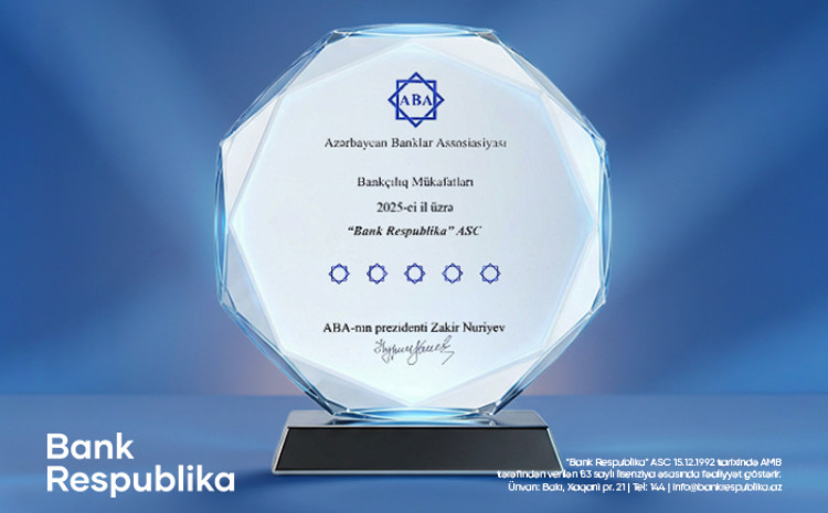 Bank Respublika-nın sosial, təhsil və innovasiya sahəsində layihələri mükafata layiq görülüb 