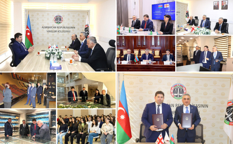 Gürcüstan Vəkillər Kollegiyasının sədri Azərbaycana rəsmi səfər edib 