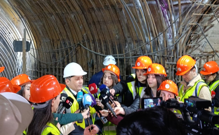 Bakı metrosunda tunel tikintisi Yeni Avstriya metodu ilə aparılır 