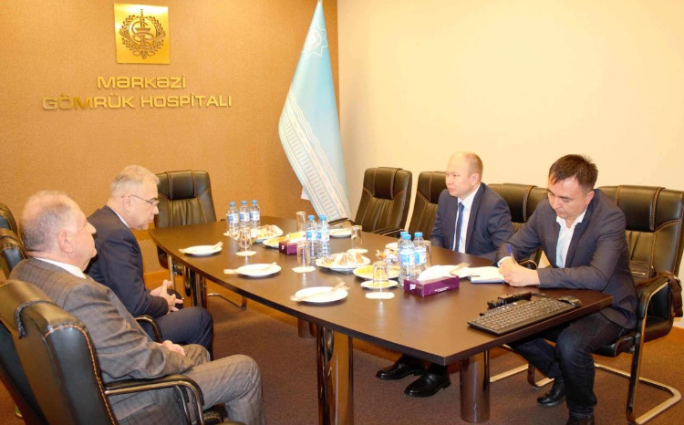 Qırğızıstan Respublikasının Səhiyyə nazirinin müavini Mərkəzi Gömrük Hospitalının fəaliyyəti ilə tanış olub 