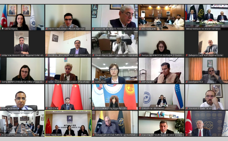 Asiya Ombudsmanlar Assosiasiyasının təsis olunmasının 30 illiyi münasibətilə onlayn tədbir keçirilib 