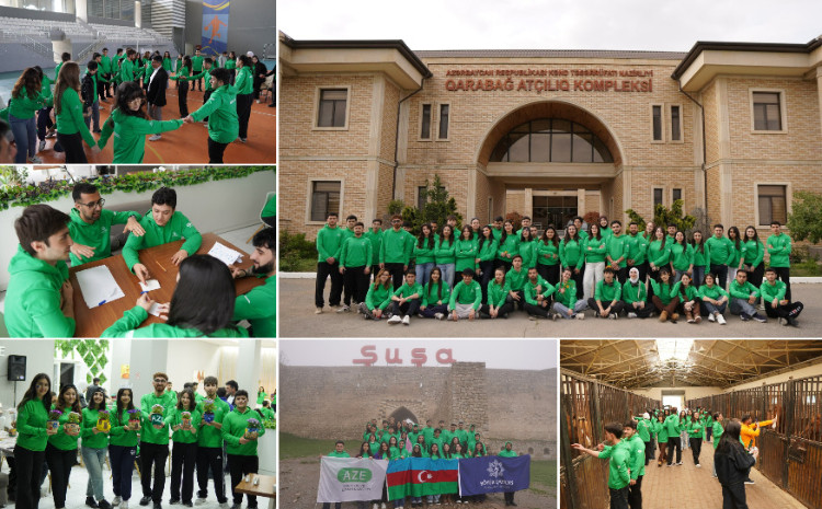 Qarabağ və Şərqi Zəngəzur regionundan olan gənclər üçün “Könlüm Qarabağda, Könlüm Zəngəzurda” düşərgəsi yekunlaşıb 