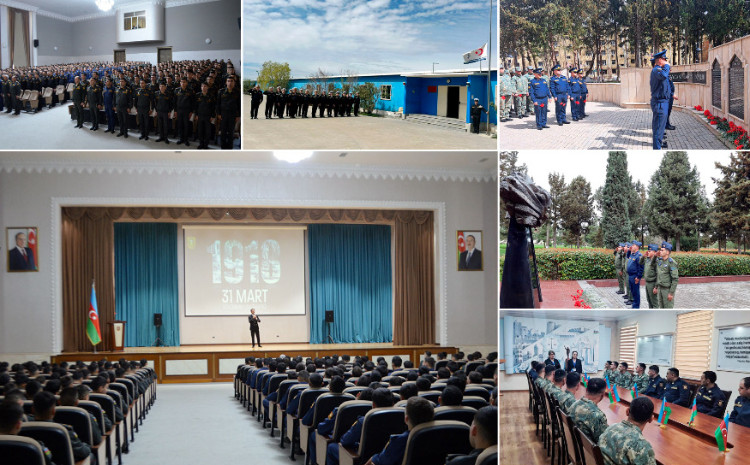 31 Mart - Azərbaycanlıların Soyqırımı Günü ilə əlaqədar silsilə anım tədbirləri keçirilib 