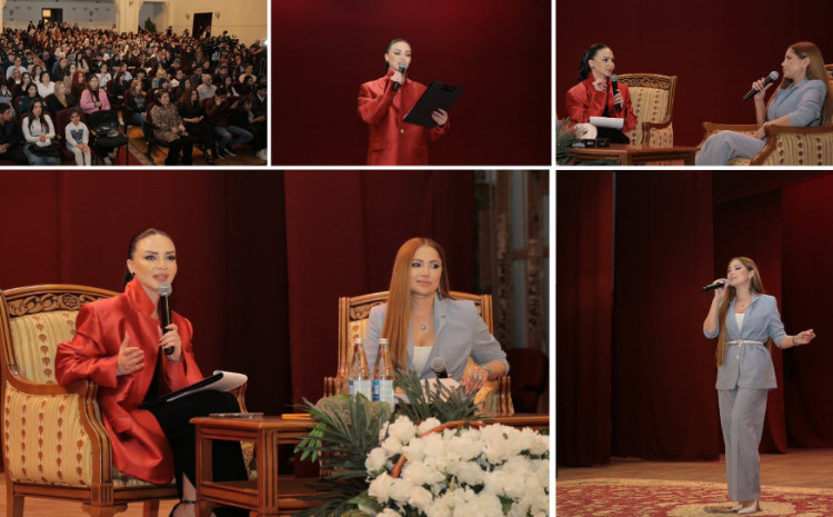 Mərdəkan Mədəniyyət Sarayında Nigar Camalla görüş keçirildi - VİDEO