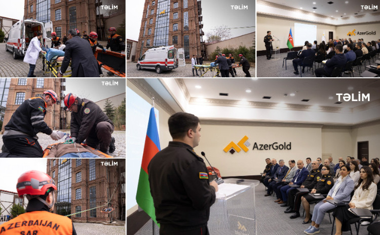 "AzerGold" CJSC holds an awareness event on emergency rules of conduct 