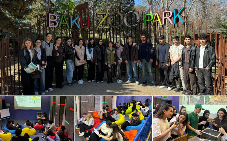 BDU tələbələri üçün  Bakı Zooloji Parkında innovativ dərslər təşkil olunub 