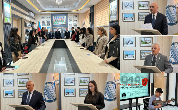 BDU-da tədbir: “Tarixi yaddaş və milli kimlik” 
