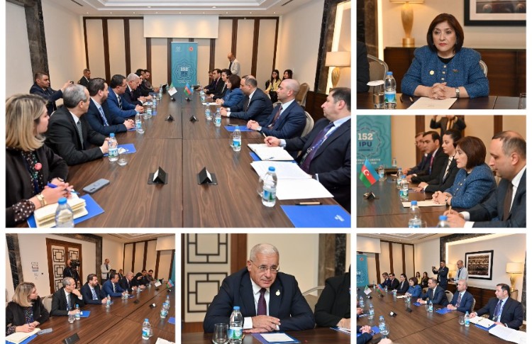 Speaker of Milli Majlis Sahiba Gafarova Meets with President of People’s National Assembly of Algeria 