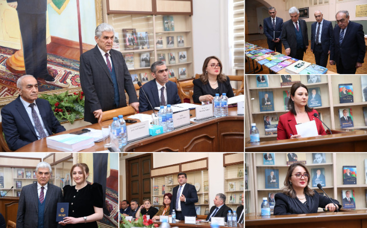 Ötən il ADPU-da professor-müəllim heyətinin 92,2 faizi elmi-tədqiqata cəlb olunub - Elmi Şuranın iclası 