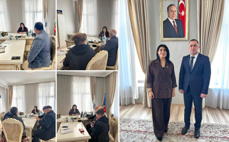 Deputat Elnarə Akimova Sumqayıtda növbəti vətəndaş qəbulu keçirdi 