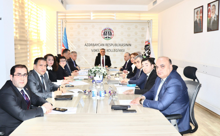 Vəkillər Kollegiyası Rəyasət Heyətinin növbəti iclası keçirilib 