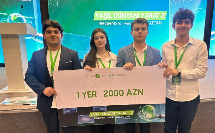 BDU komandası “Yaşıl Dünyanı Yarat! - 2” rəqəmsal həllər hakatonunun qalibidir 