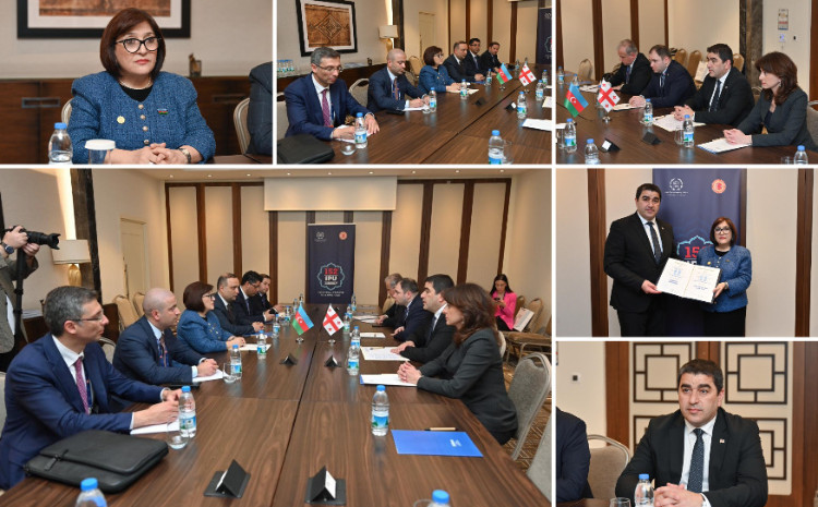 Спикер Милли Меджлиса Сагиба Гафарова встретилась с председателем парламента Грузии 