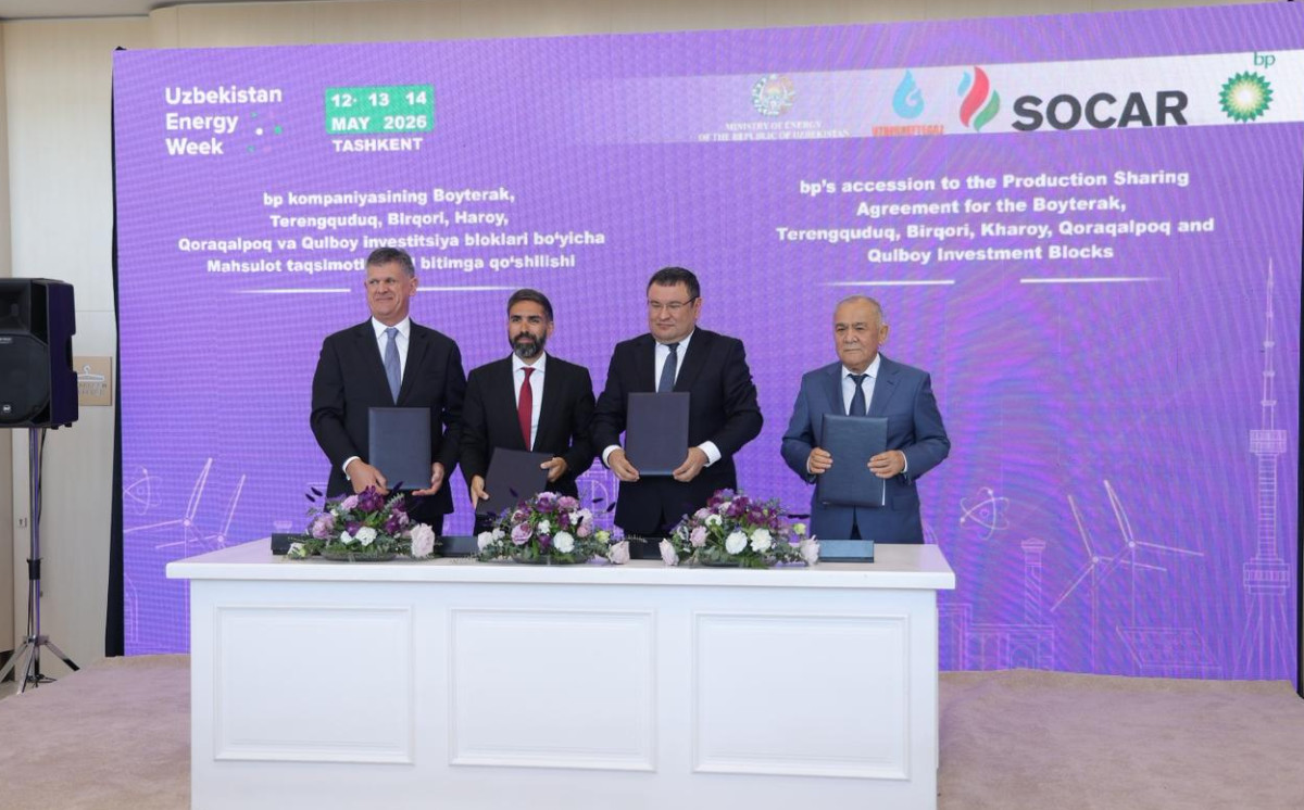 bp şirkətinin “Üstyurt” investisiya bloklarının kəşfiyyatı, işlənməsi və hasilatı üzrə Pay Bölgüsü Sazişinə qoşulmasına dair sənədlər imzalanıb 