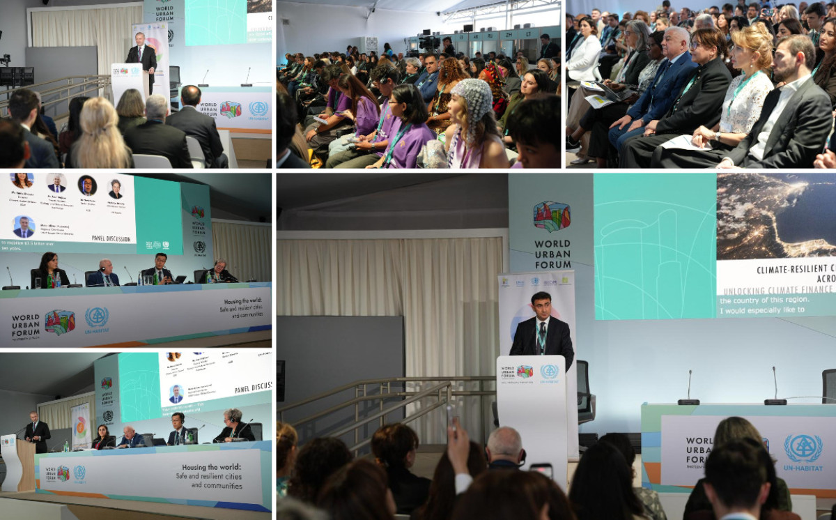Xəzər regionunda iqlimə dayanıqlı şəhərlər və icmalar mövzusunda müzakirələr aparılıb 