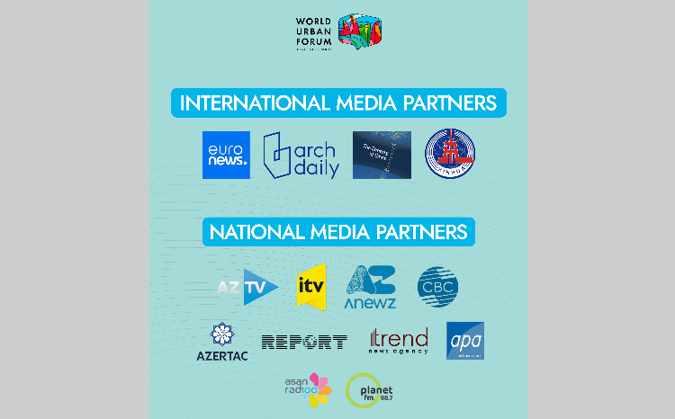 WUF13 tədbirinin media tərəfdaşları elan edilib 