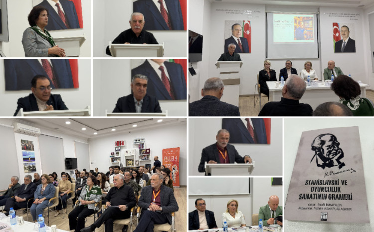 İsrafil İsrafilovun "Stanislavski ve Oyunculuk sanatının grameri" kitabının təqdimat mərasimi keçirilib 