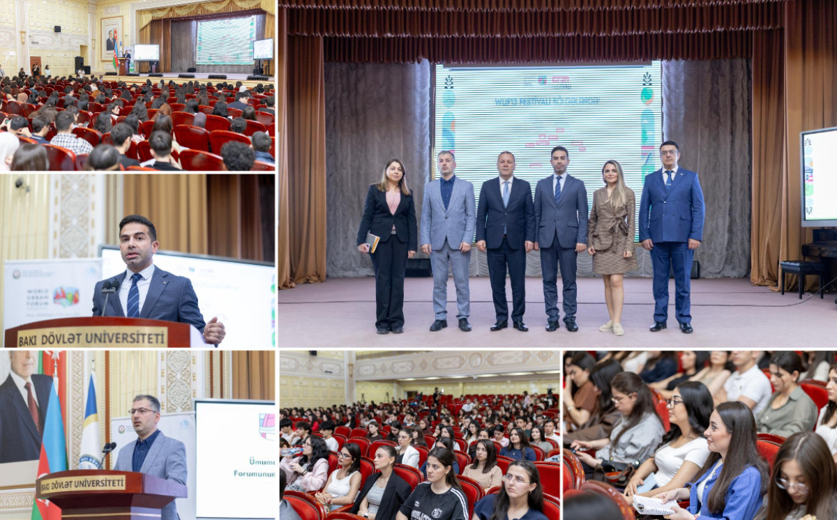 Bakı şəhərində WUF13 Festivalı çərçivəsində məlumatlandırma sessiyası keçirilib 