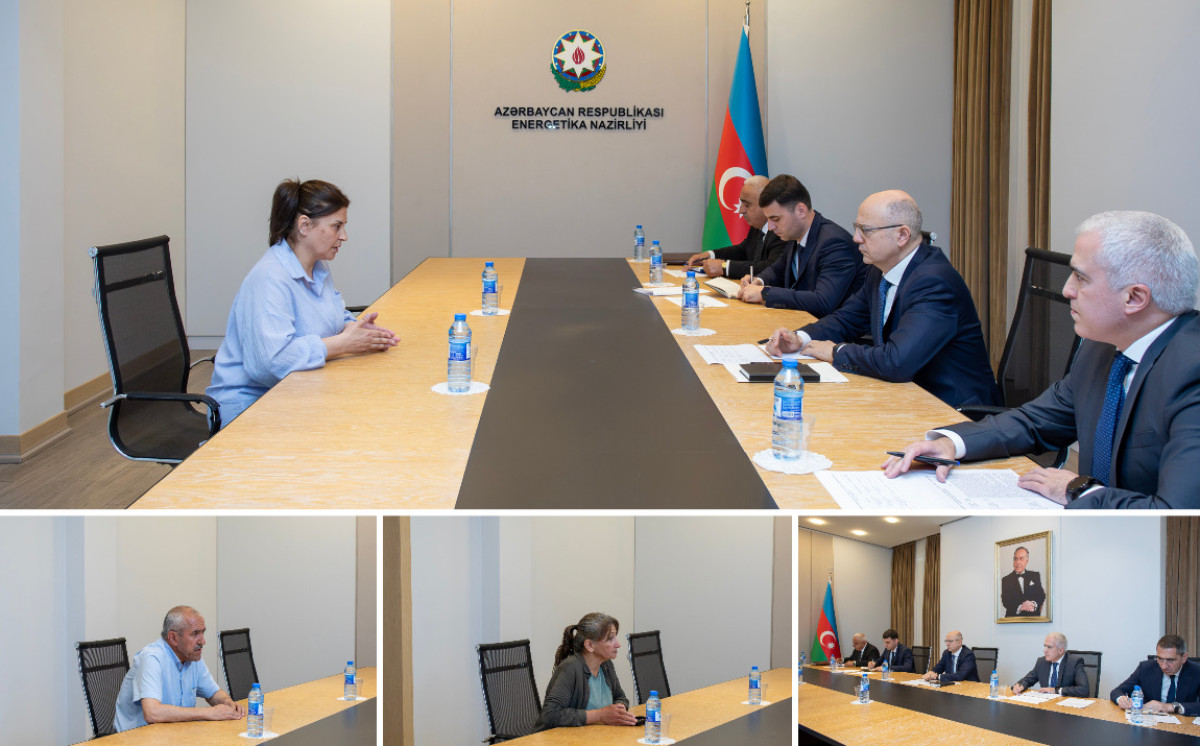 Energetika Nazirliyində növbəti vətəndaş qəbulu keçirilib 