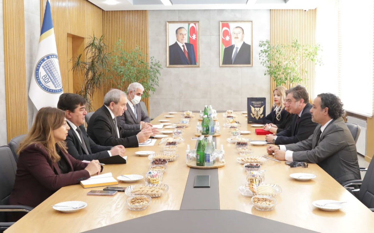 Rector of Girne American University Visits BSU 