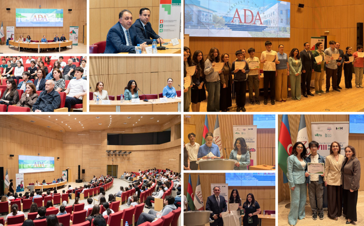 ADA Universitetində VIII Respublika İngilis Dili Olimpiadasının Qalibləri Mükafatlandırılıb 