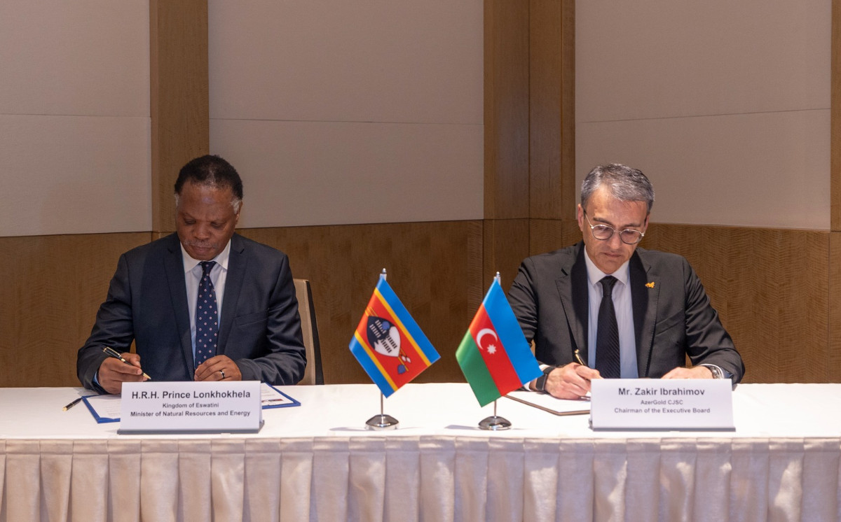 Memorandum of Understanding on Cooperation in the Mining Sector Signed Between Azerbaijan and the Kingdom of Eswatini 