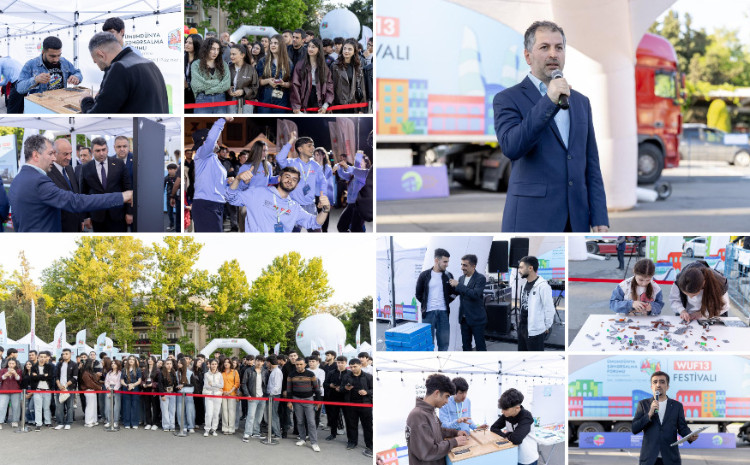 Mingəçevir şəhərində keçirilən WUF13 Festivalı ictimai proqramla yekunlaşıb 