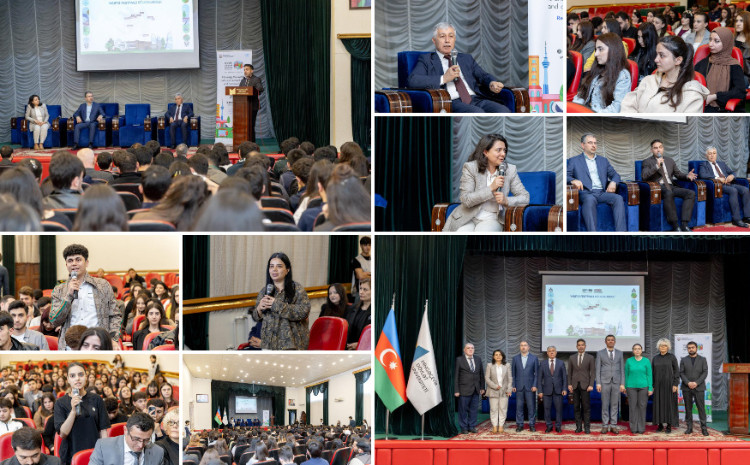Mingəçevir şəhərində WUF13 Festivalı çərçivəsində məlumatlandırma sessiyası keçirilib 