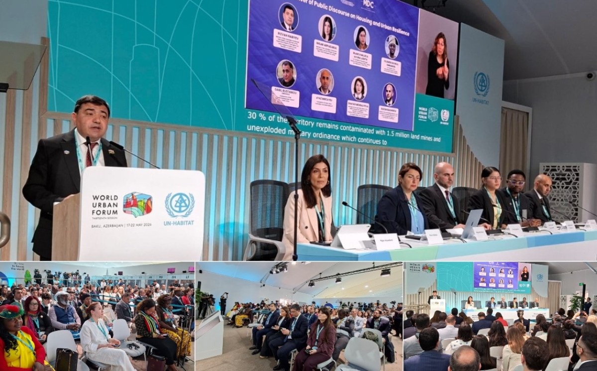 WUF13-də dayanıqlı şəhər quruculuğunda medianın rolu vurğulanıb 