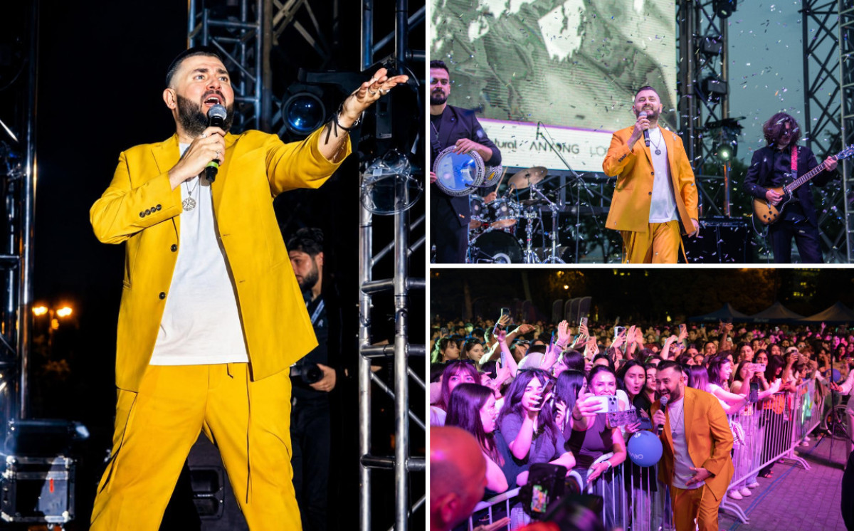 Murad Arif festival iştirakçılarını səhnədə və pərəstişkarlarının arasında coşdurdu 