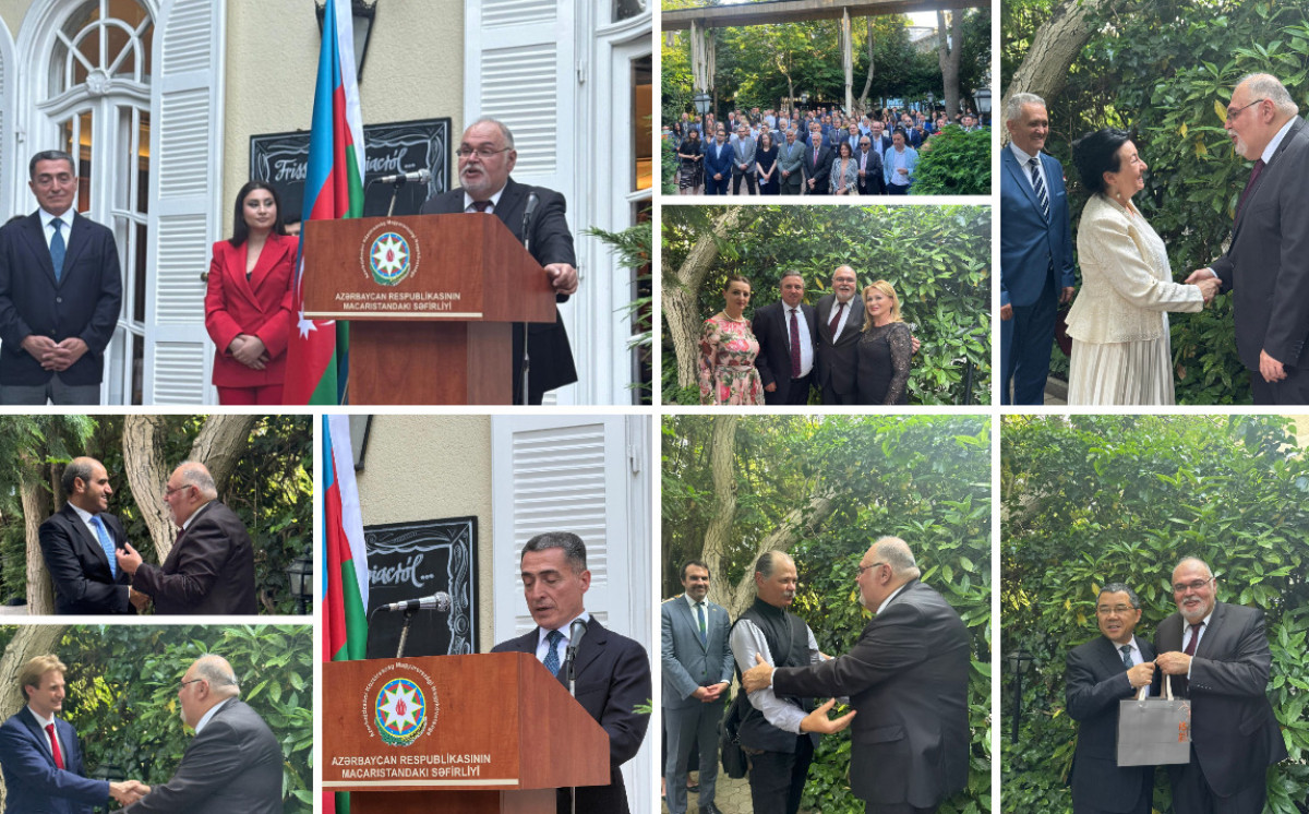 Budapeştdə 28 May - Müstəqillik Günü münasibətilə rəsmi ziyafət keçirilib 