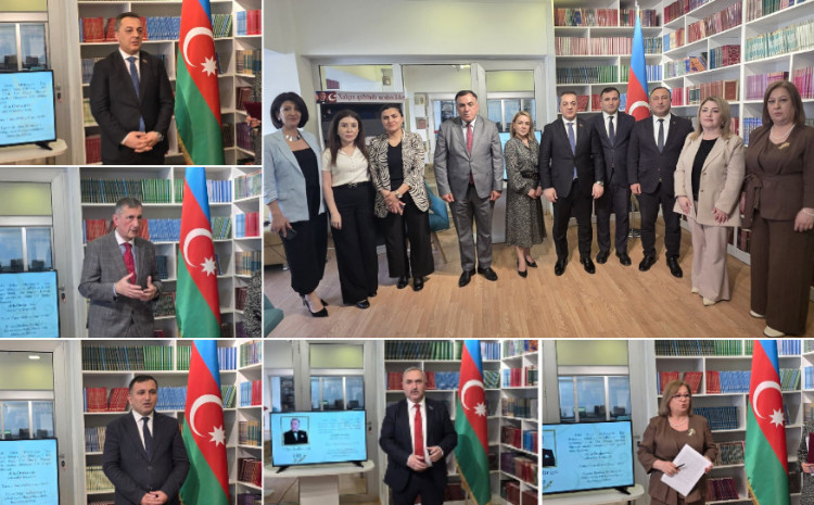 Heydər Əliyevin anadan olmasının 103-cü ildönümü münasibətilə "Ulu öndərin irsi" adlı tədbir keçirilib 