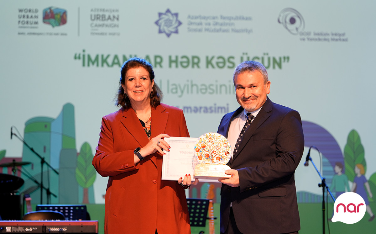 “Nar” “İmkanlar hər kəs üçün” layihəsinin bağlanış mərasimində iştirak edib 