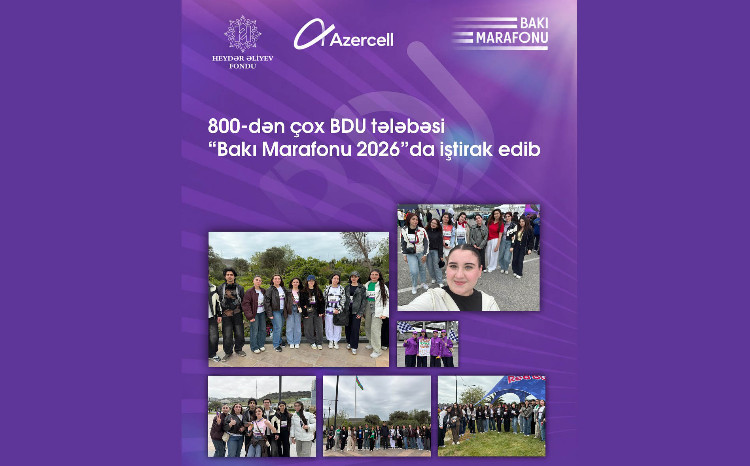Более 800 студентов БГУ приняли участие в «Бакинском марафоне 2026» 