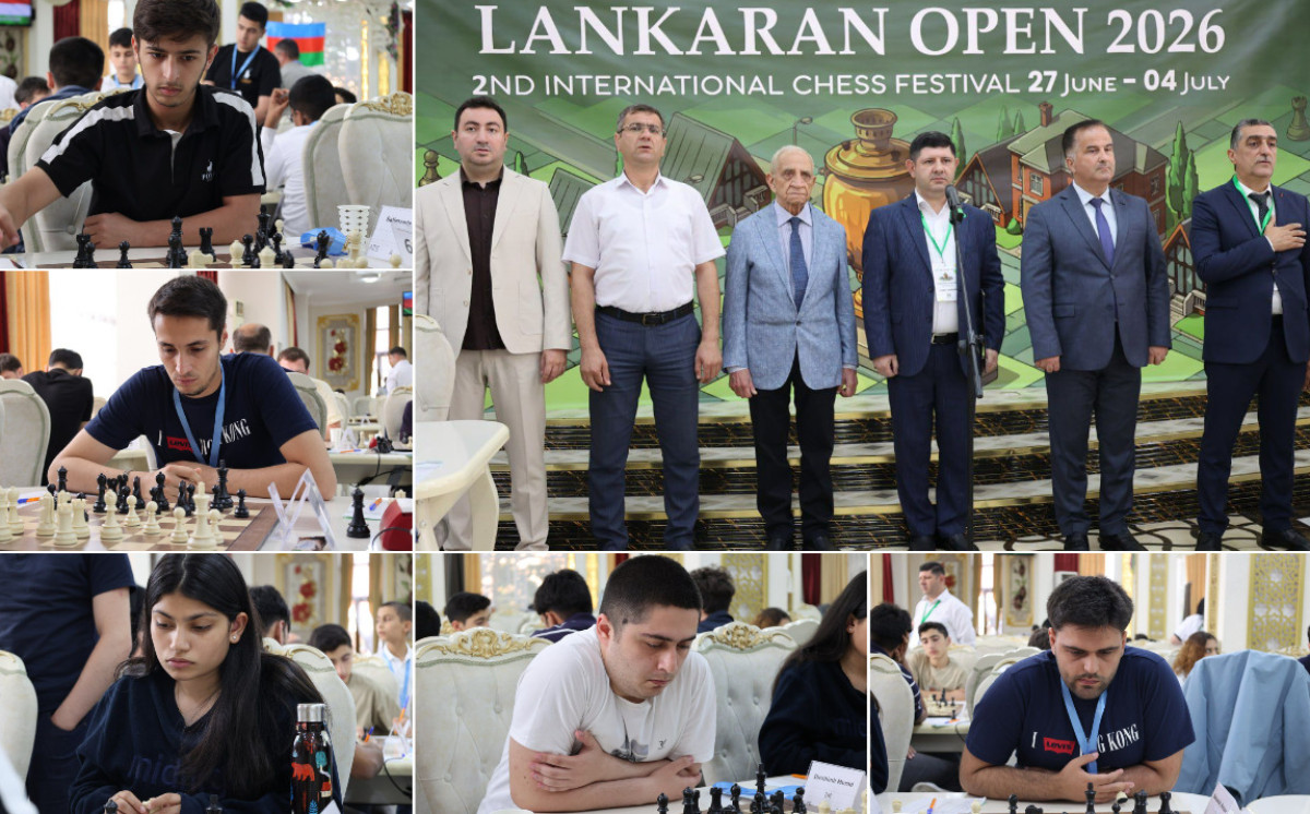 “Lankaran Open 2026” Beynəlxalq Şahmat Festivalına start verildi 