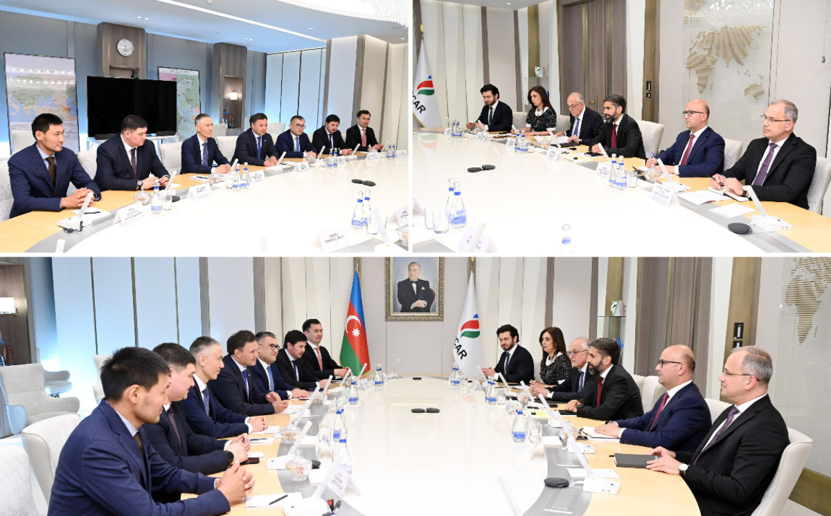 SOCAR President Meets with Chairman of the Management Board of KazMunayGas 